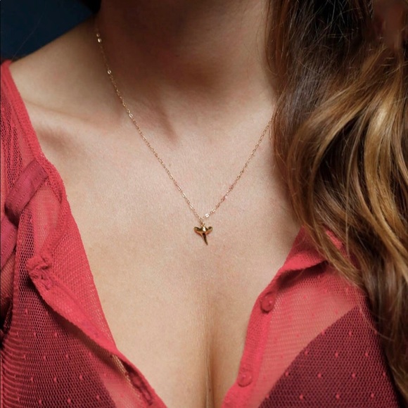 ✨Dainty Shark Tooth Necklace, Tiny Tooth Necklace✨ - Picture 4 of 5